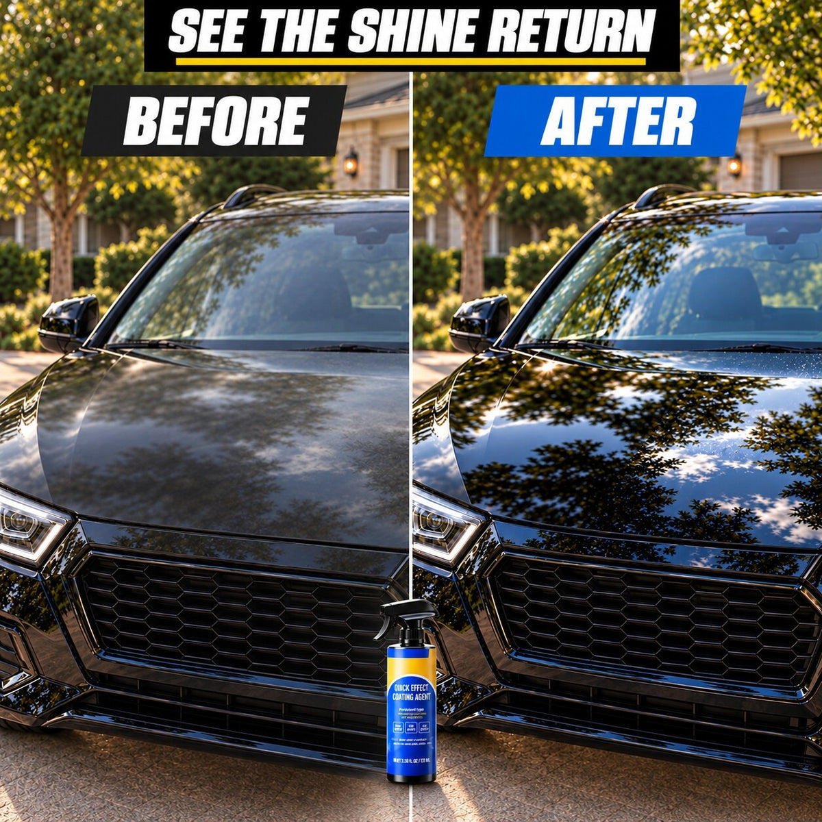 🚙✨ Deep Mirror Shine Spray – Make Your Car Look New Again Without Waxing or a Trip to the Detail Shop