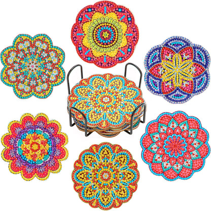Fonome™ DIY Diamond Painting Coaster Kits (Set of 6) (Offer)