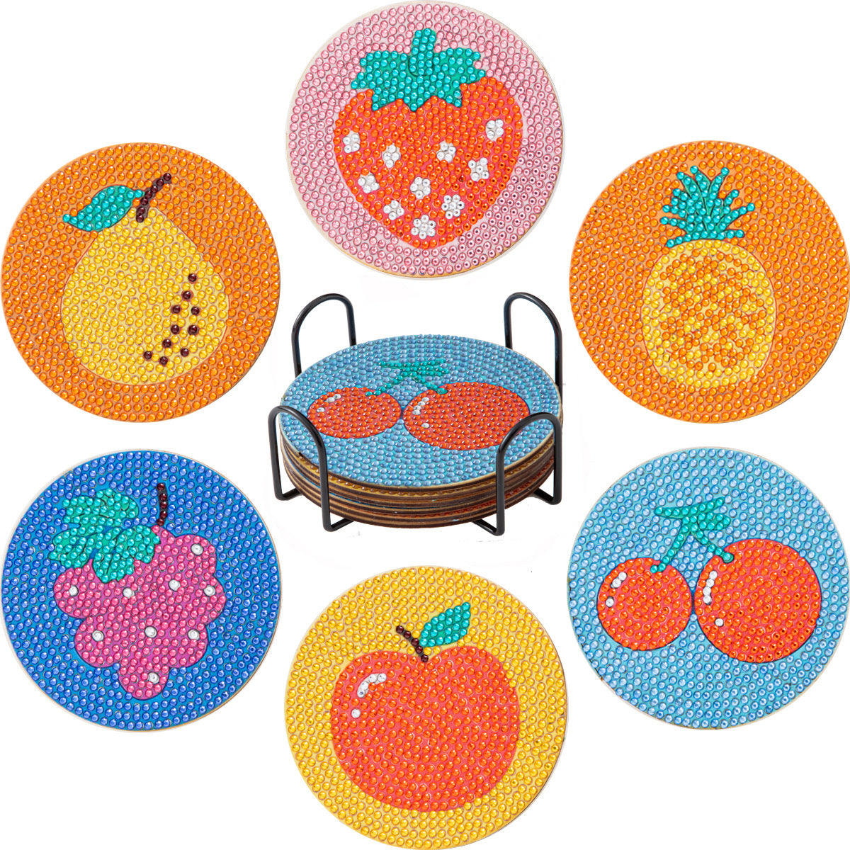 Fonome™ DIY Diamond Painting Coaster Kits (Set of 6)