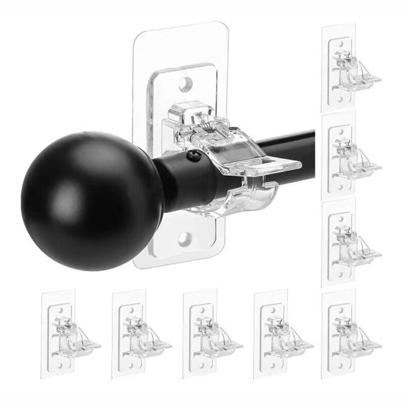 🔥50%off🔥Nail-Free Adjustable Curtain Rod Hooks