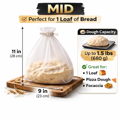 Fonome™ Food Grade Silicone Dough Mixing Bags