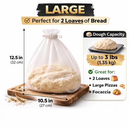 Fonome™ Food Grade Silicone Dough Mixing Bags
