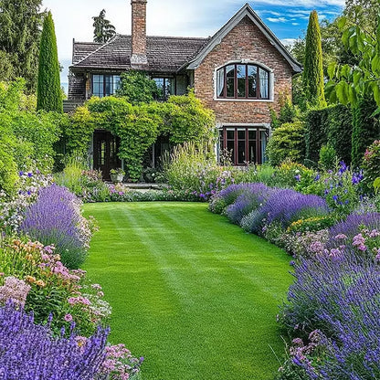 2026 Evergreen Dwarf Grass Seed for Four Seasons| Durable, Vibrant Green All Year (No Mowing Required)