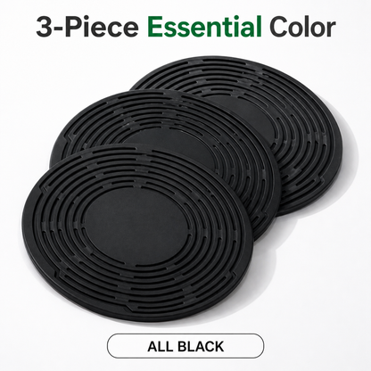 🍲 Fonome 2-in-1 Zero-Void Silicone Mesh Bag & Heat-Resistant Trivet Mat Set