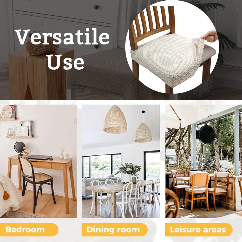 ⏳ FINAL 24 HOURS · 50% OFF🪑Waterproof Jacquard Chair Seat Covers – Protect And Refresh