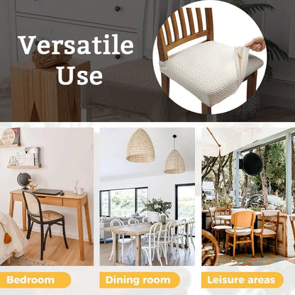 ⏳ FINAL 24 HOURS · 50% OFF🪑Waterproof Jacquard Chair Seat Covers – Protect And Refresh