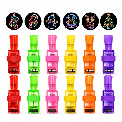 🎃 Halloween Finger Projector Rings – LED Party Favors for Kids