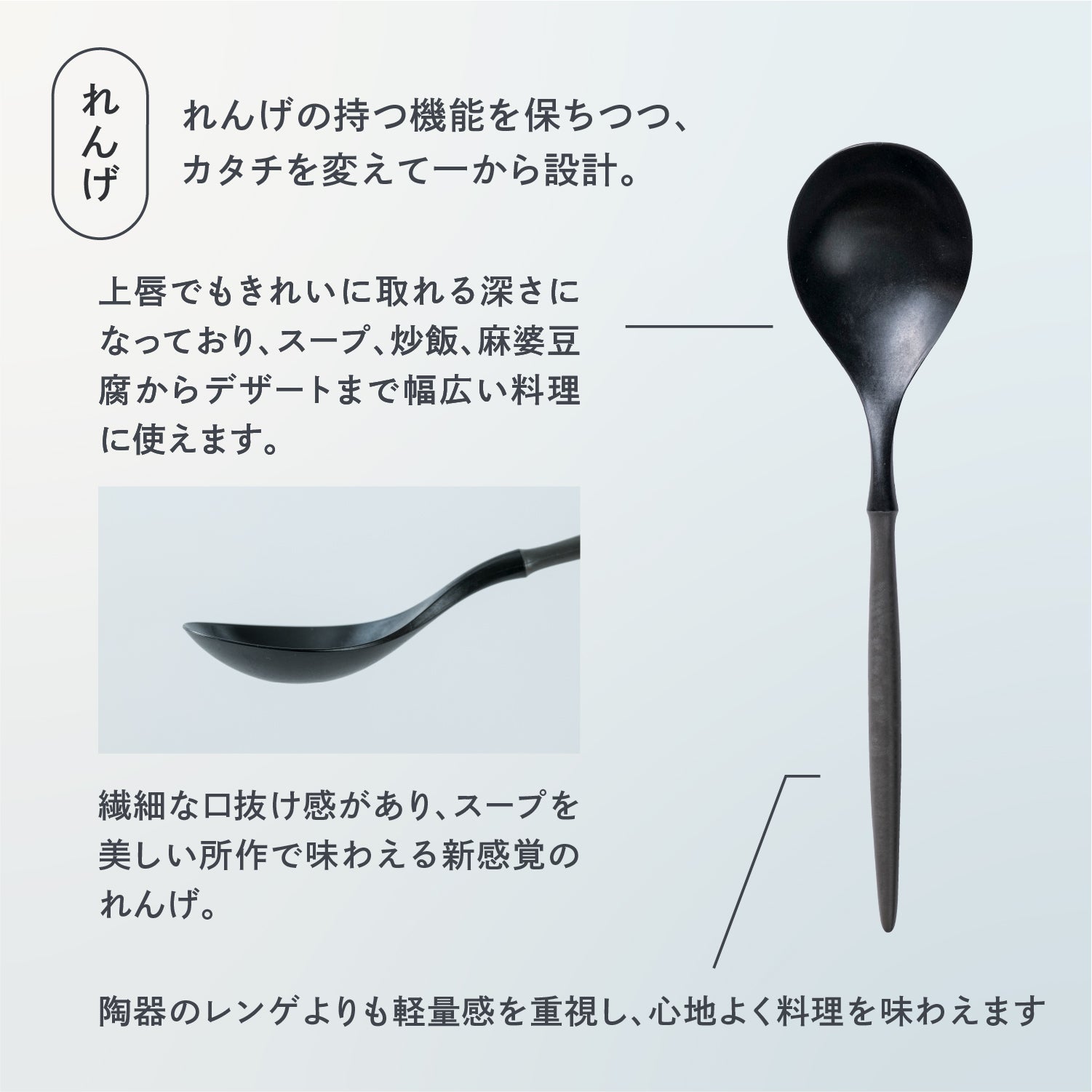 Chinese Soup Spoon (19 cm)