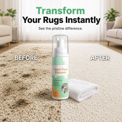 🧽 Waterless Carpet Foam Stain Remover