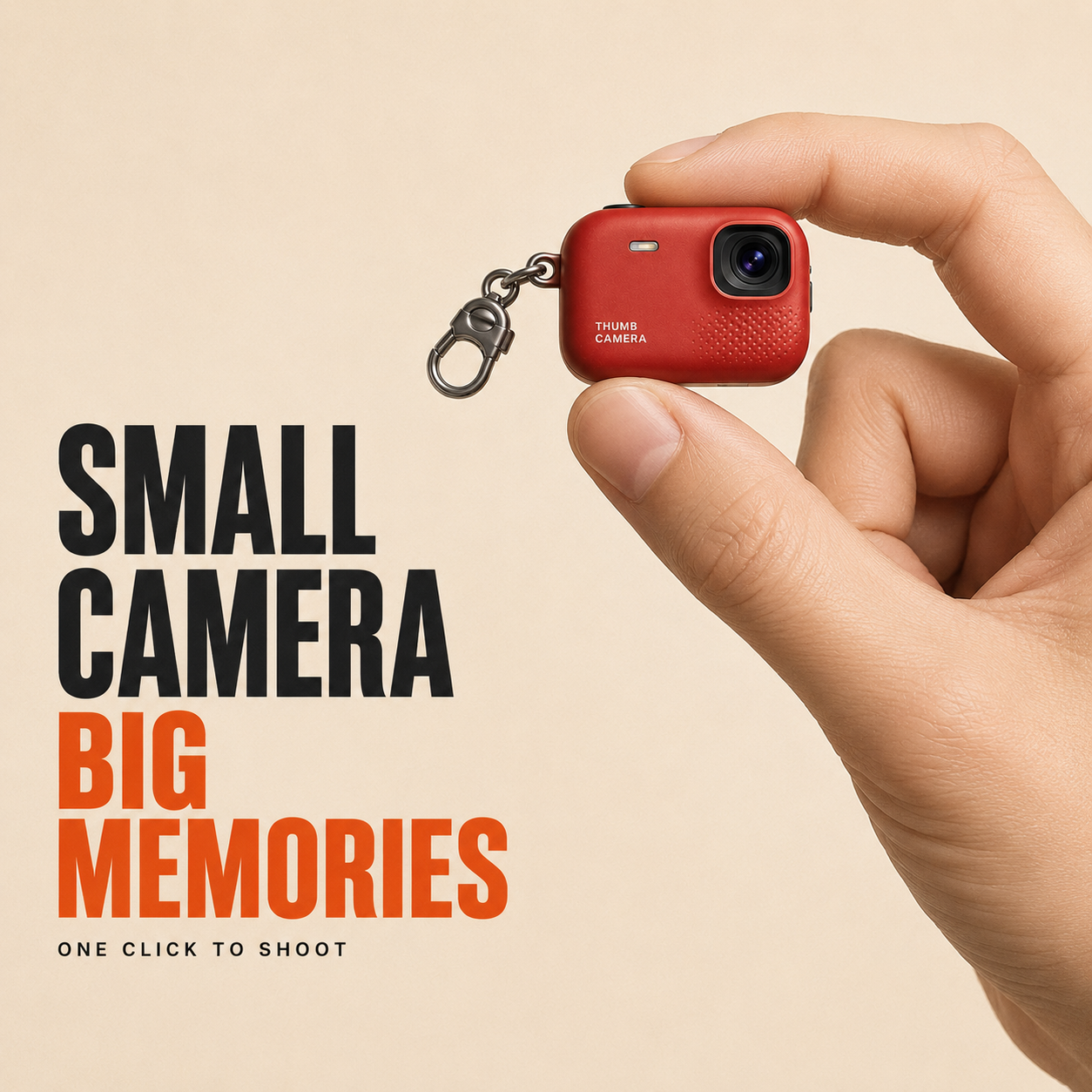 📸 FONOME™ SnapCharm Mini Camera – Tiny Camera, Big Memories
