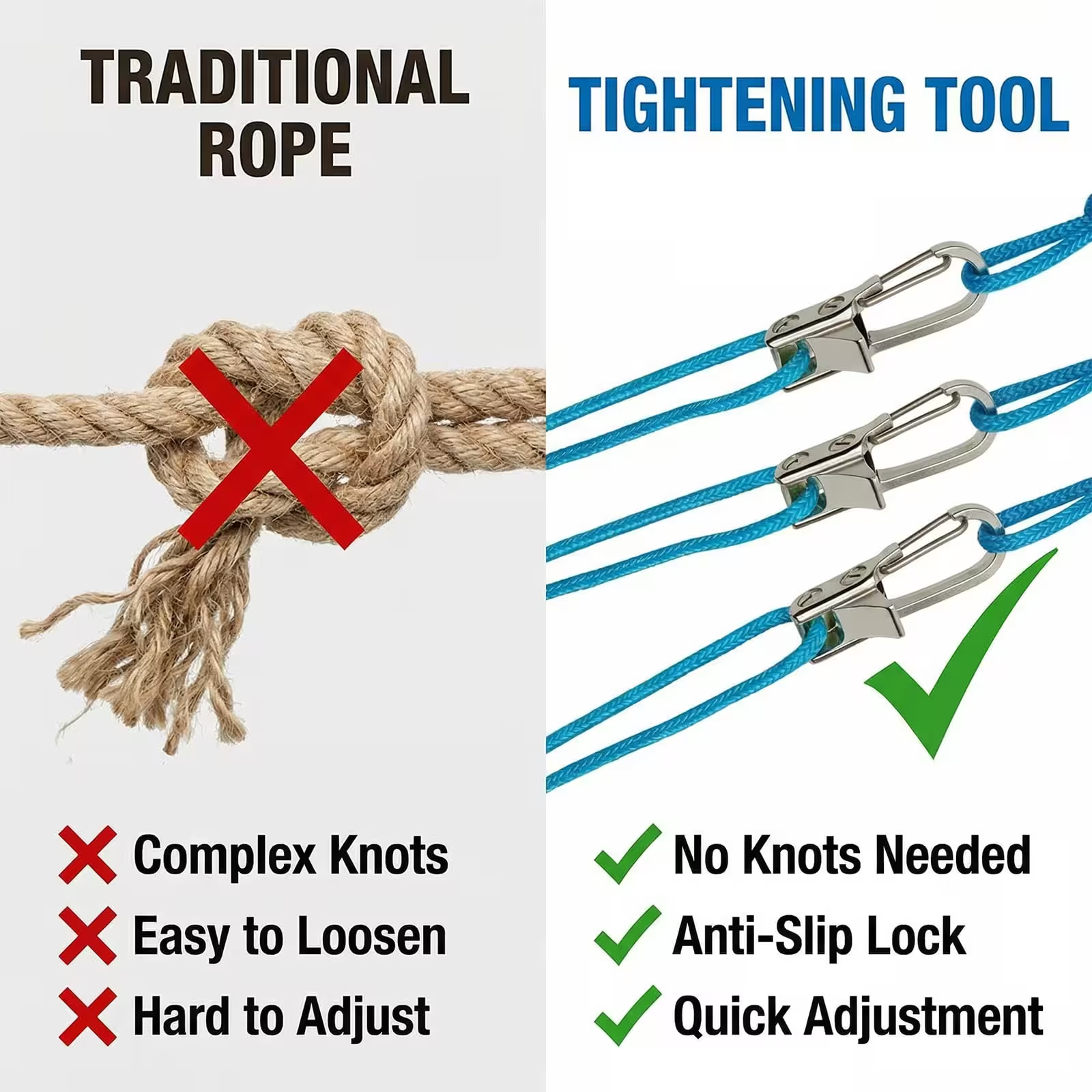 Zenvix™ 2026 New Heavy Duty Retractable Buckle Rope with Roller Tensioner
