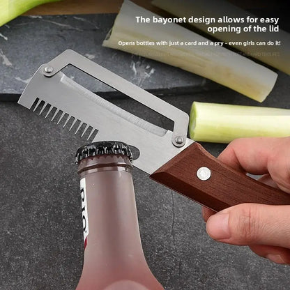Fonome  Wooden-Handled Stainless Steel Shredder and Peeler⭐⭐