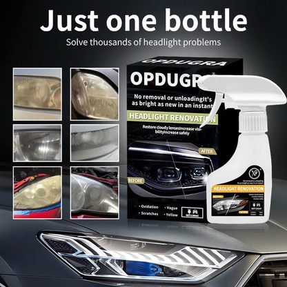 🔥 2026 Hot Sale 50% OFF🔥 FONOME™ Headlight Restoration Spray – Instantly Removes Yellowing, Oxidation & Cloudiness