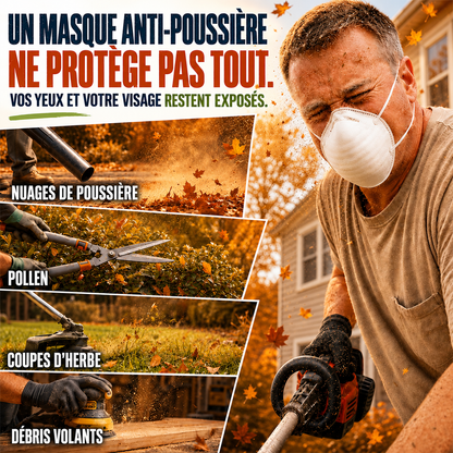 🛡️ GardenShield™ Masque de Protection Intégrale du Visage