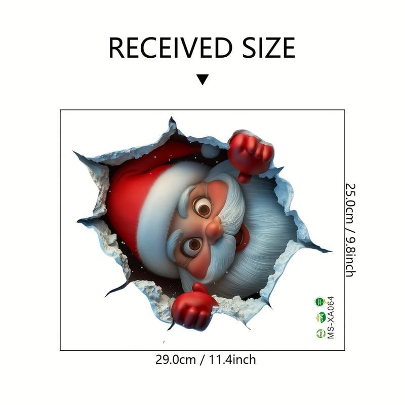 ⏳Surprise price: Buy 5 Get 3 Free🔥Christmas Creative Wall Sticke🎁🎅