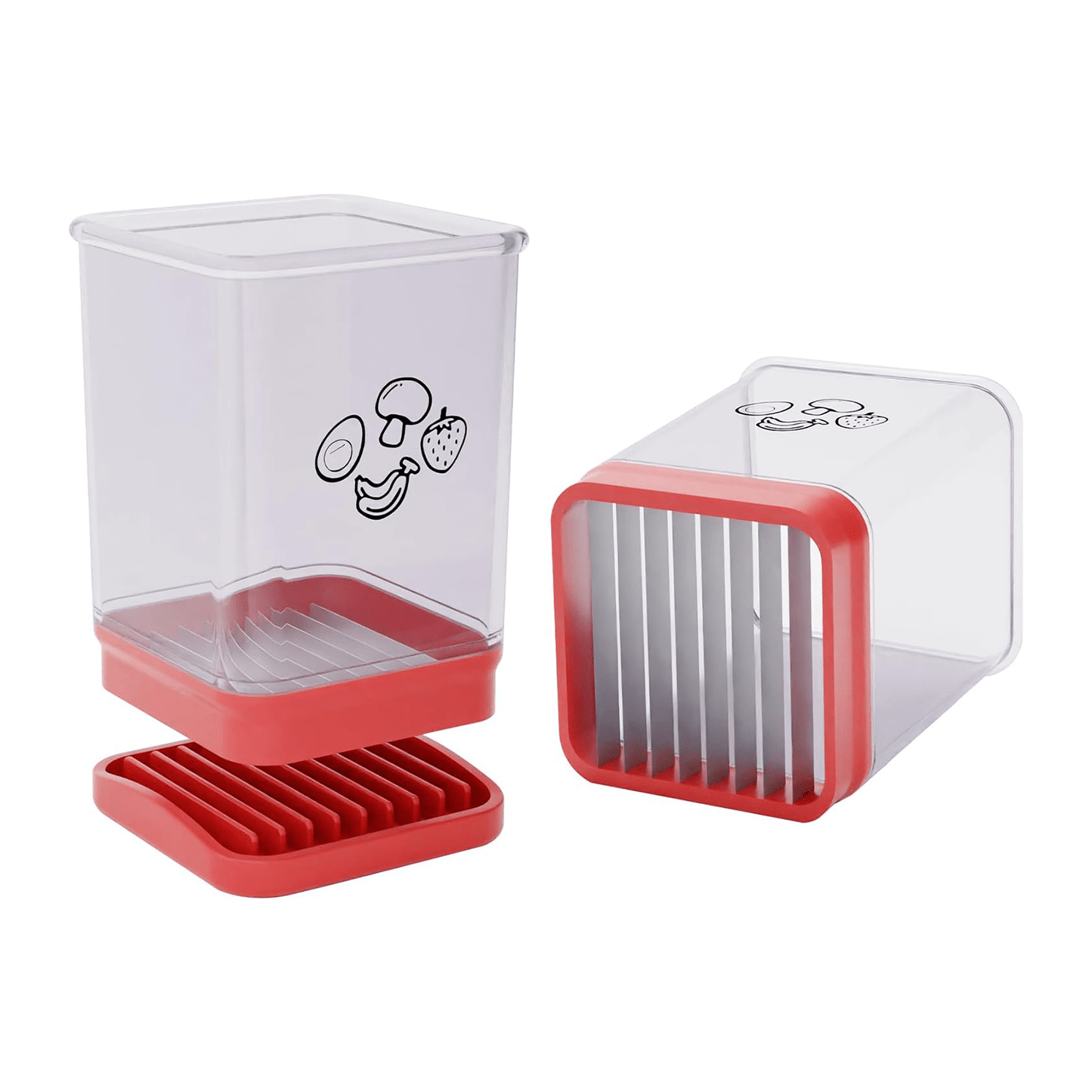 KUBOZN® Easy Cup Slicer – Perfect Fruit & Veggie Slices in Seconds