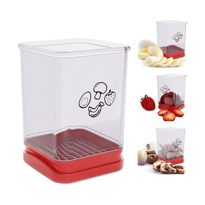 KUBOZN® Easy Cup Slicer – Perfect Fruit & Veggie Slices in Seconds