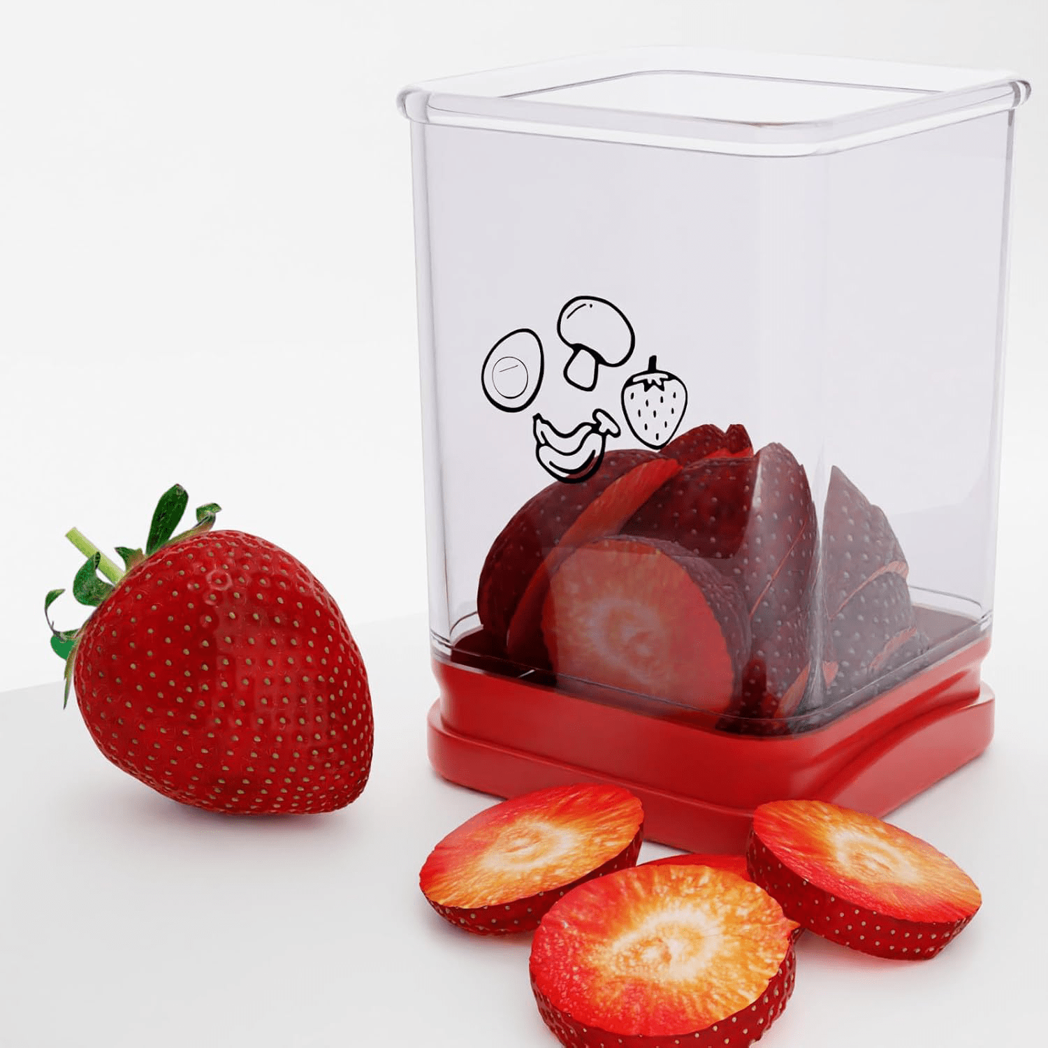 Fonome™ Easy Cup Slicer – Perfect Fruit & Veggie Slices in Seconds