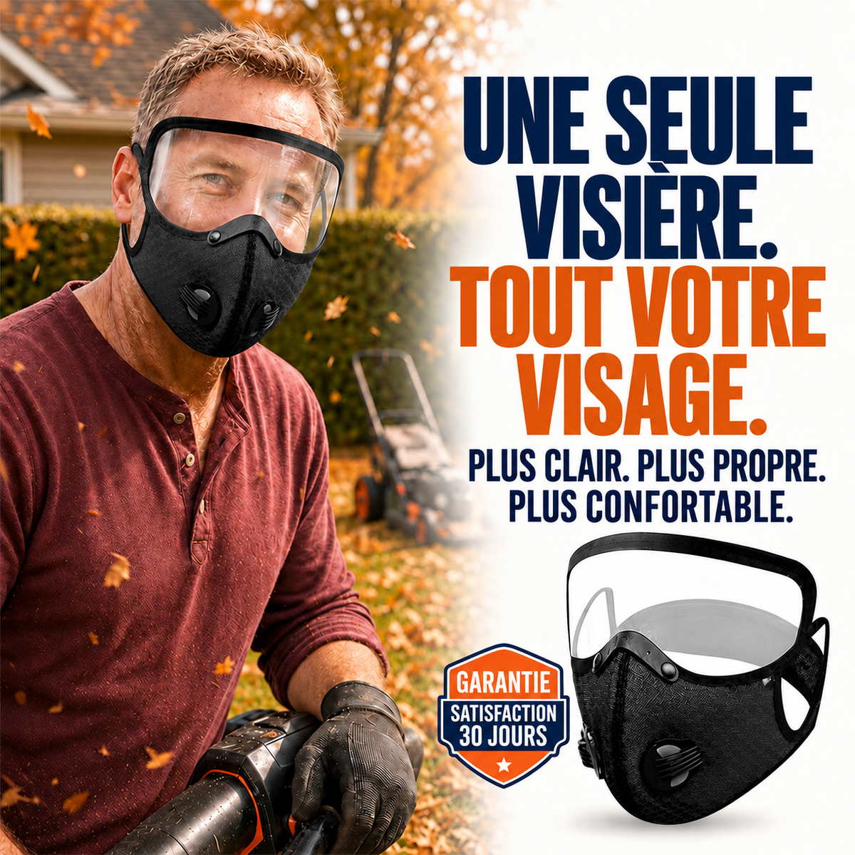 🛡️ GardenShield™ Masque de Protection Intégrale du Visage