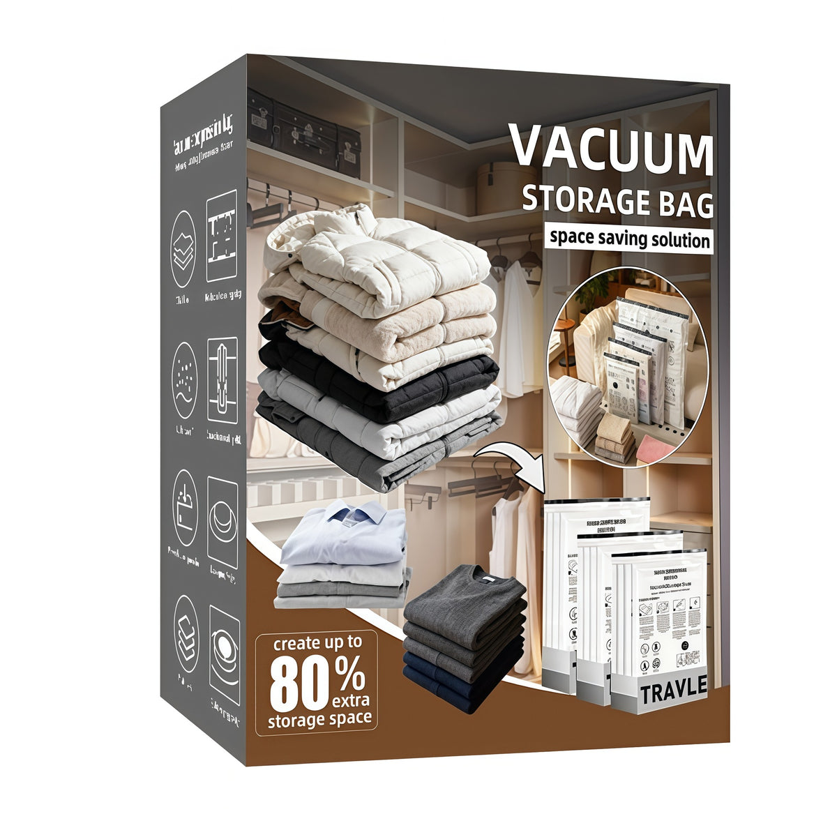 A travel packing system that helps you fit more into a carry-on