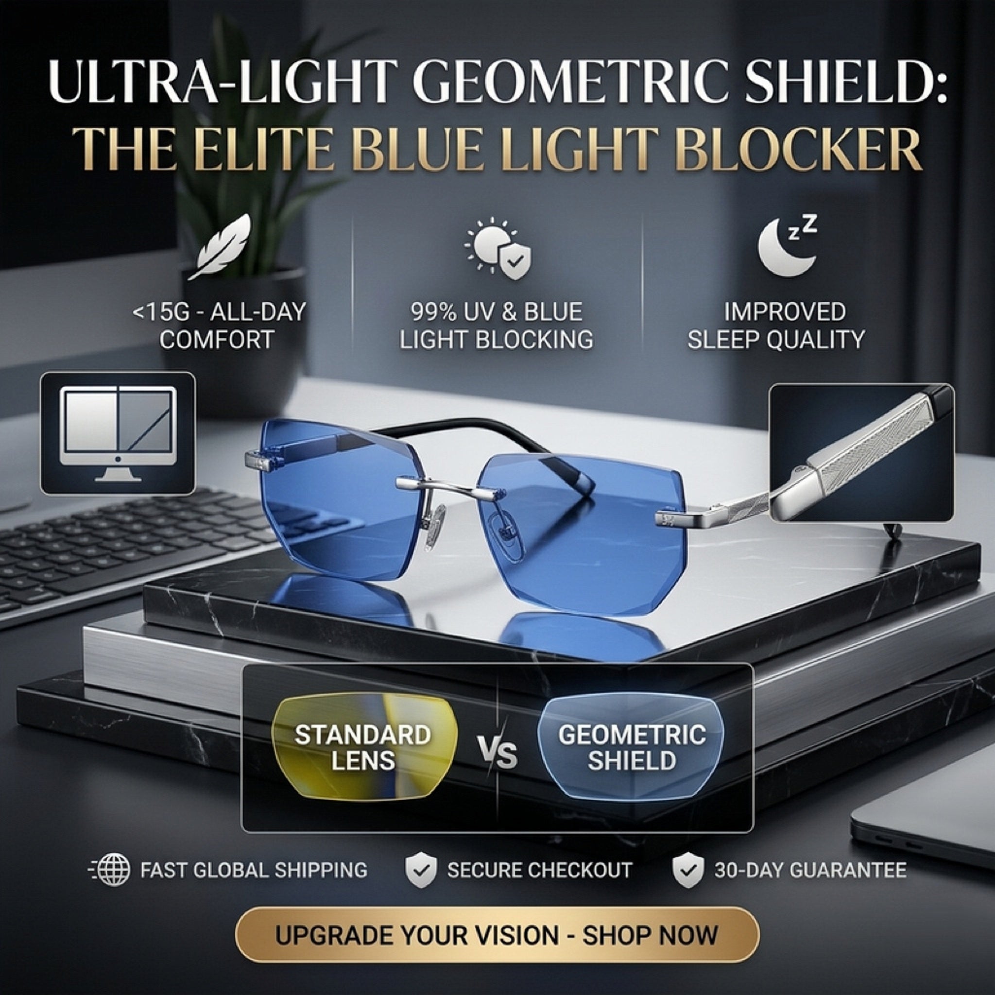 Smart Auto-Focus Reading Glasses | Crystal Clear Vision for Seniors 👓❤️ (Copy)