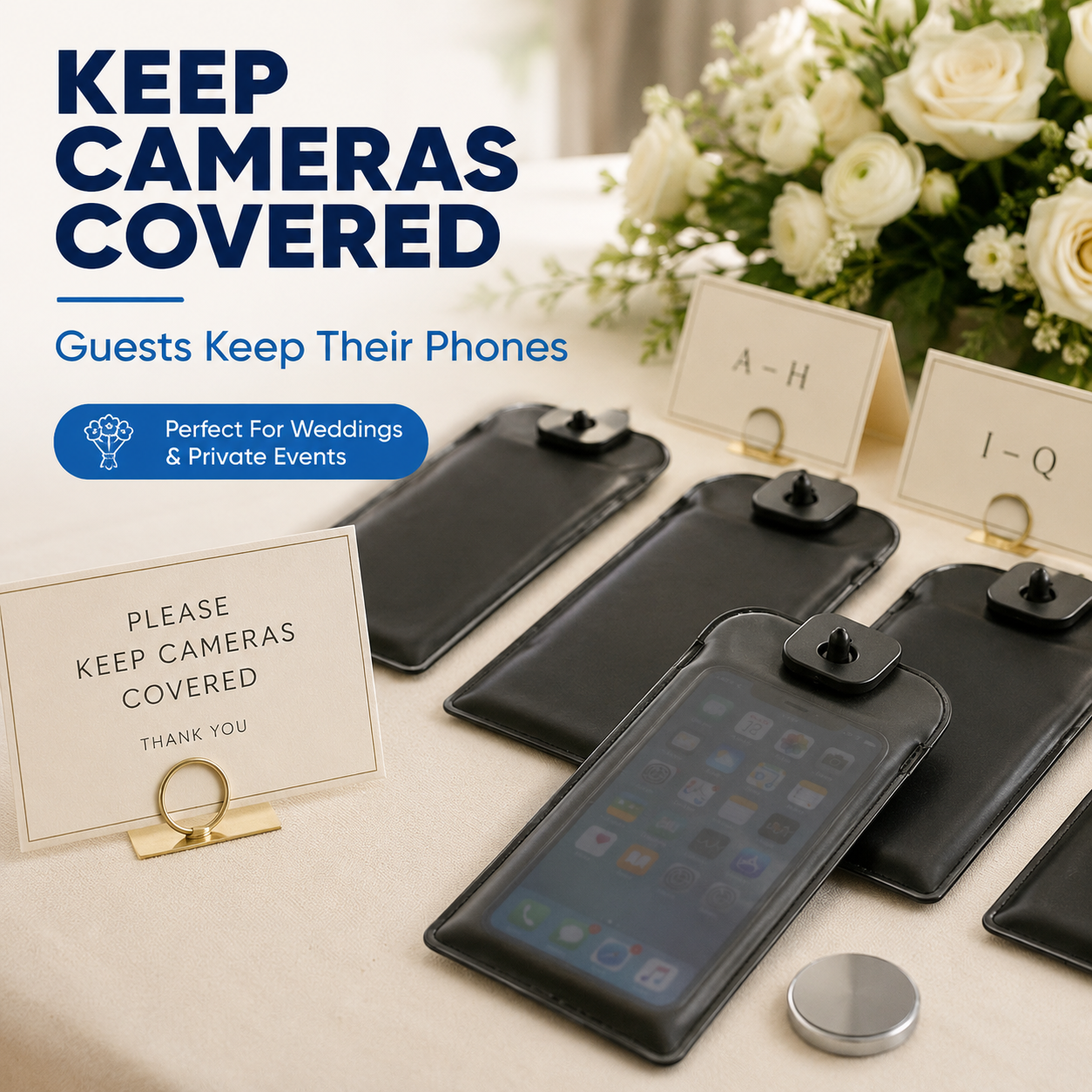 EventLock™ Frosted Privacy Phone Pouch