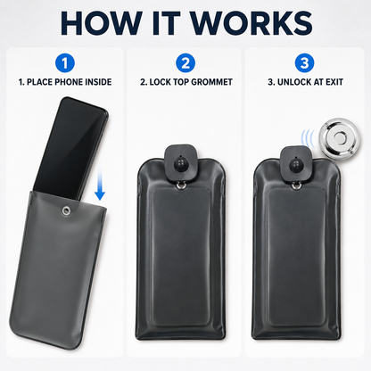 EventLock™ Frosted Privacy Phone Pouch