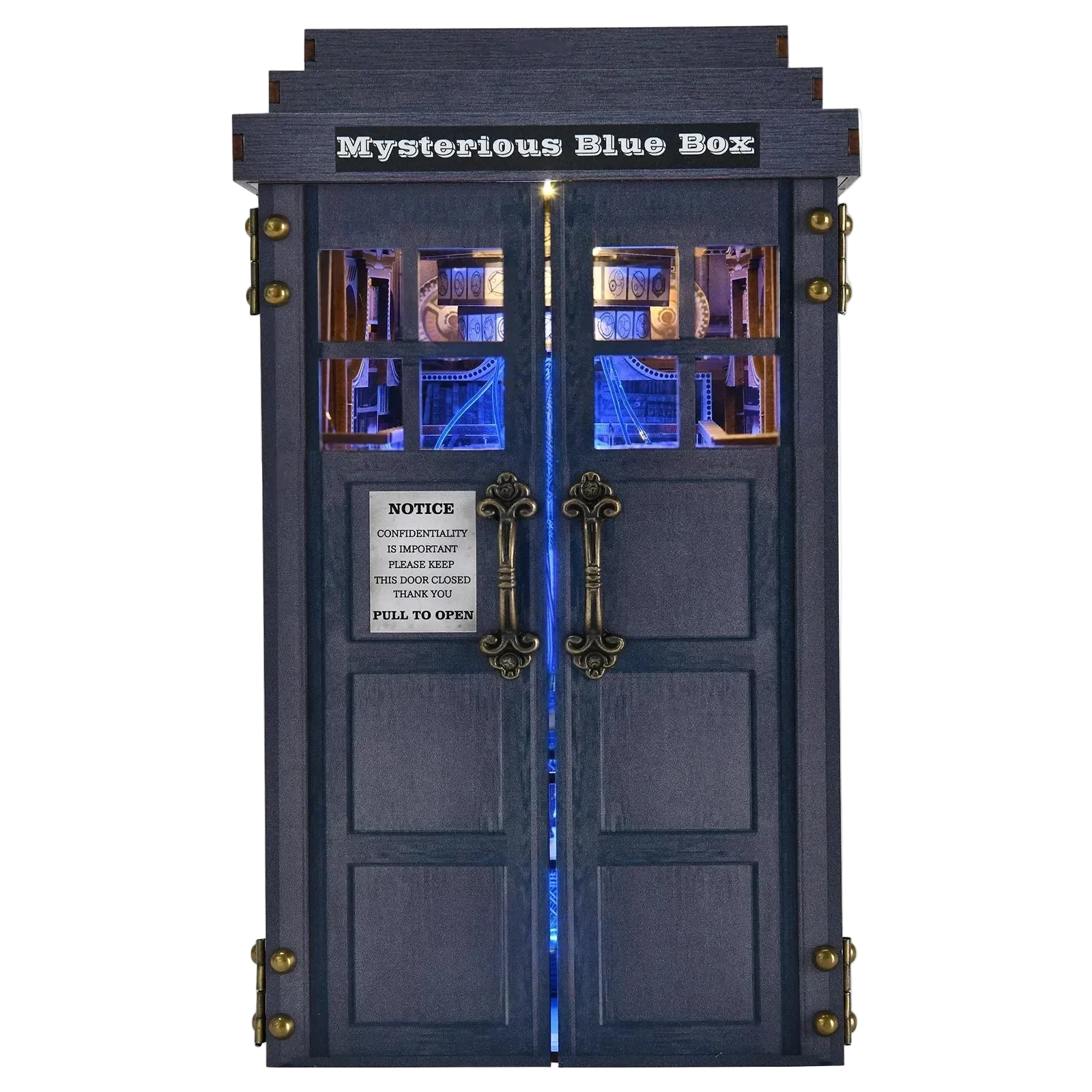 Doctor Who DIY Book Nook Kit – Mysterious Blue Box