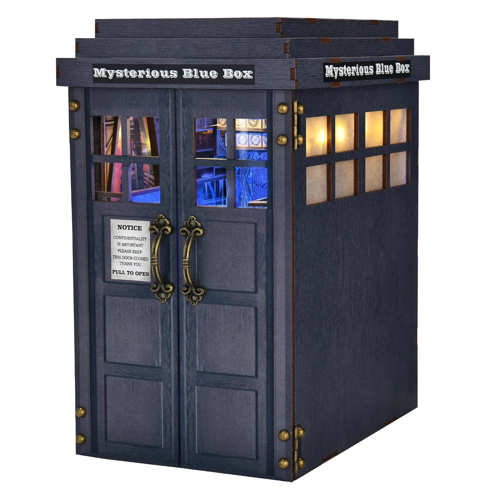 Doctor Who DIY Book Nook Kit – Mysterious Blue Box