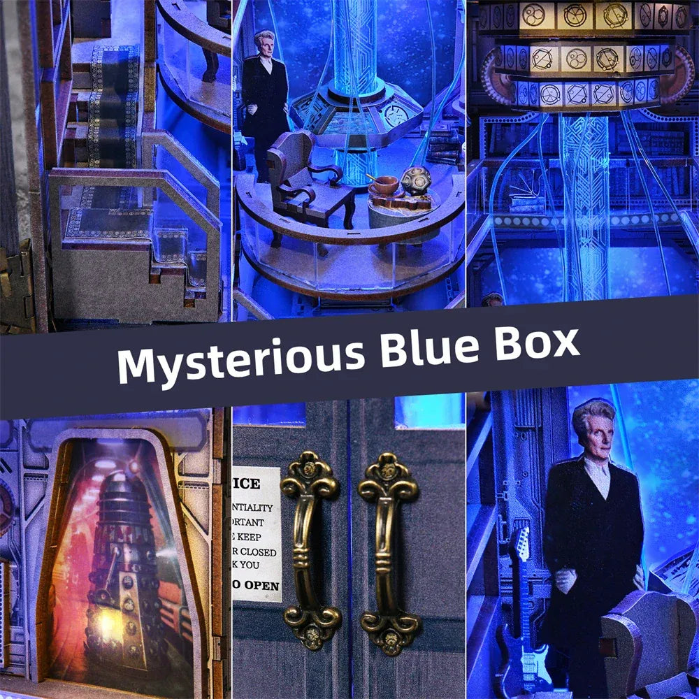 Doctor Who DIY Book Nook Kit – Mysterious Blue Box
