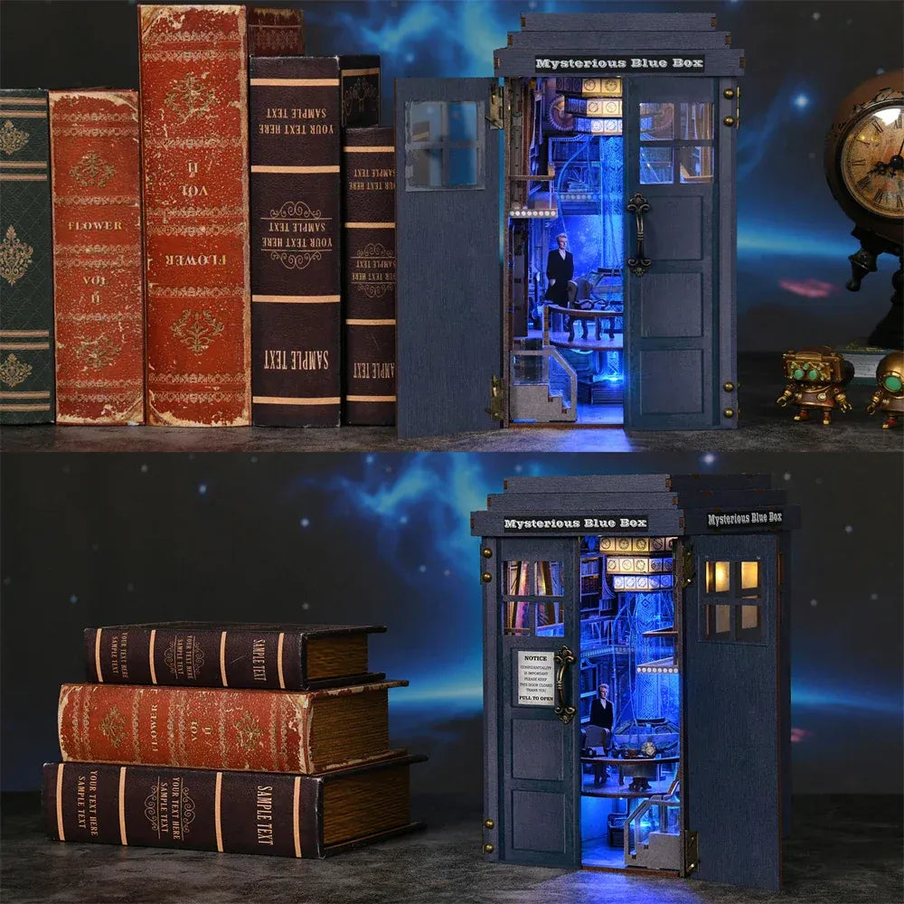 Doctor Who DIY Book Nook Kit – Mysterious Blue Box