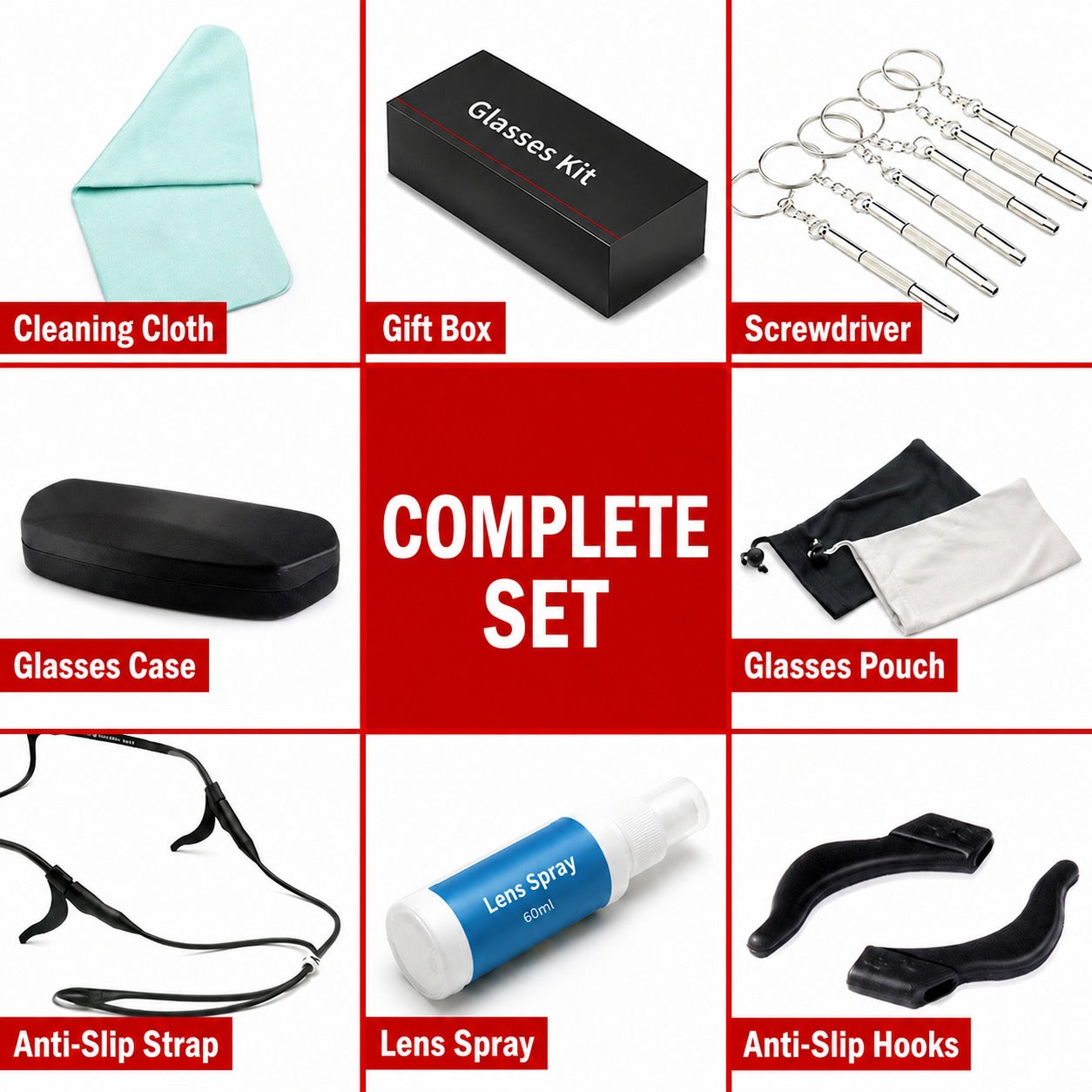 All-in-One Eyeglass Care & Repair Kit