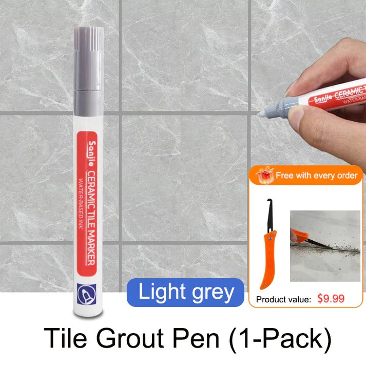 🖌️ Anti-Mould & Waterproof Joint Pen for Ceramic Tiles! 🧱