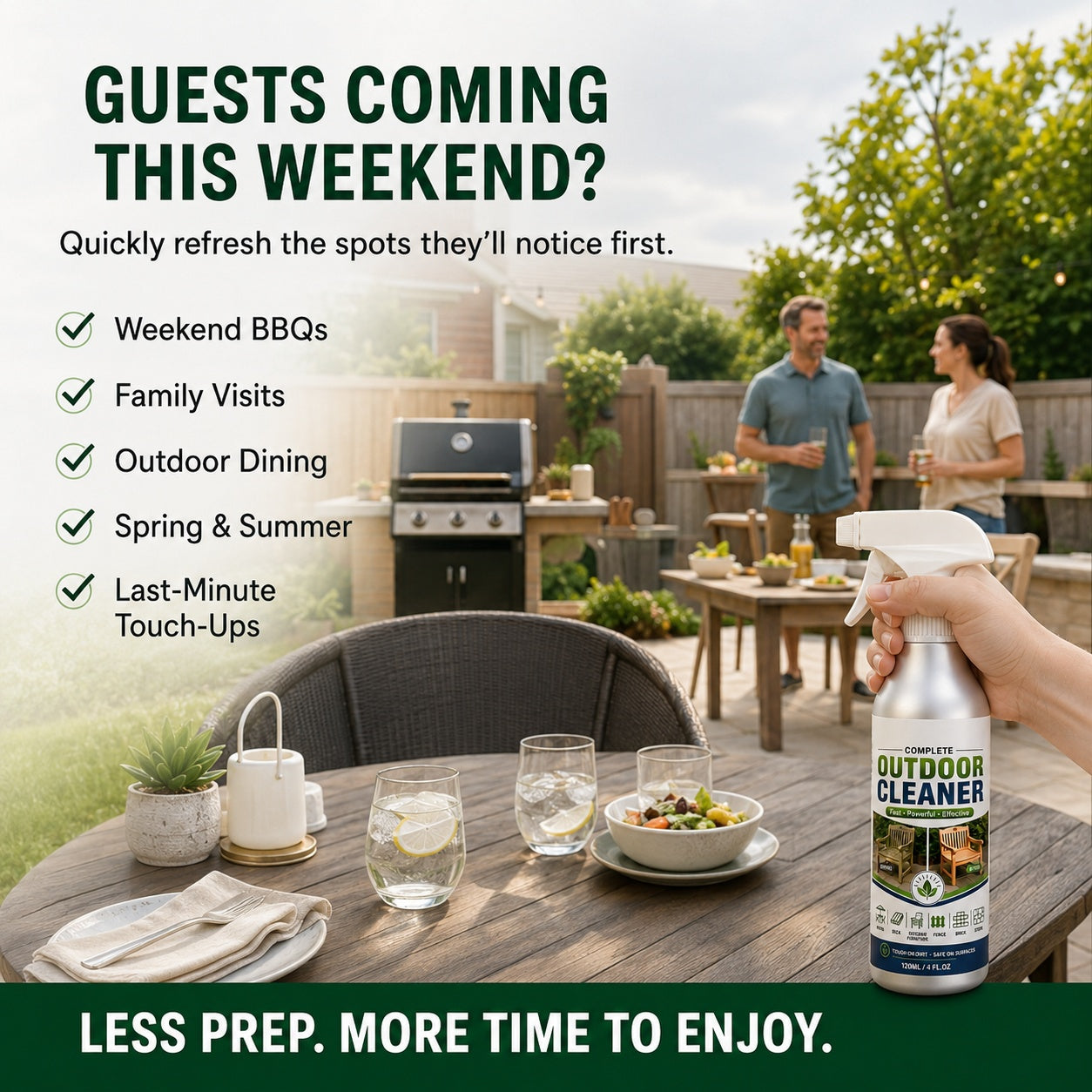 ✨🌿Bring Your Outdoor Space Back to Life — Grime & Algae Cleaning Spray