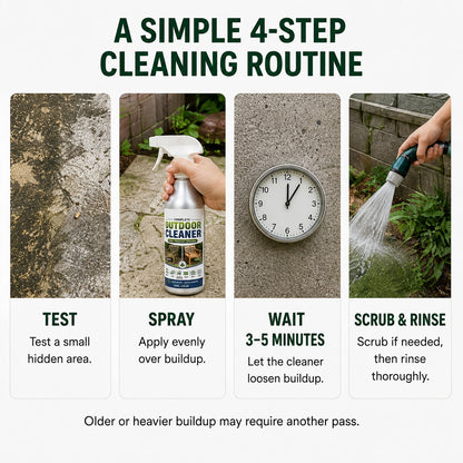 ✨🌿Bring Your Outdoor Space Back to Life — Grime & Algae Cleaning Spray