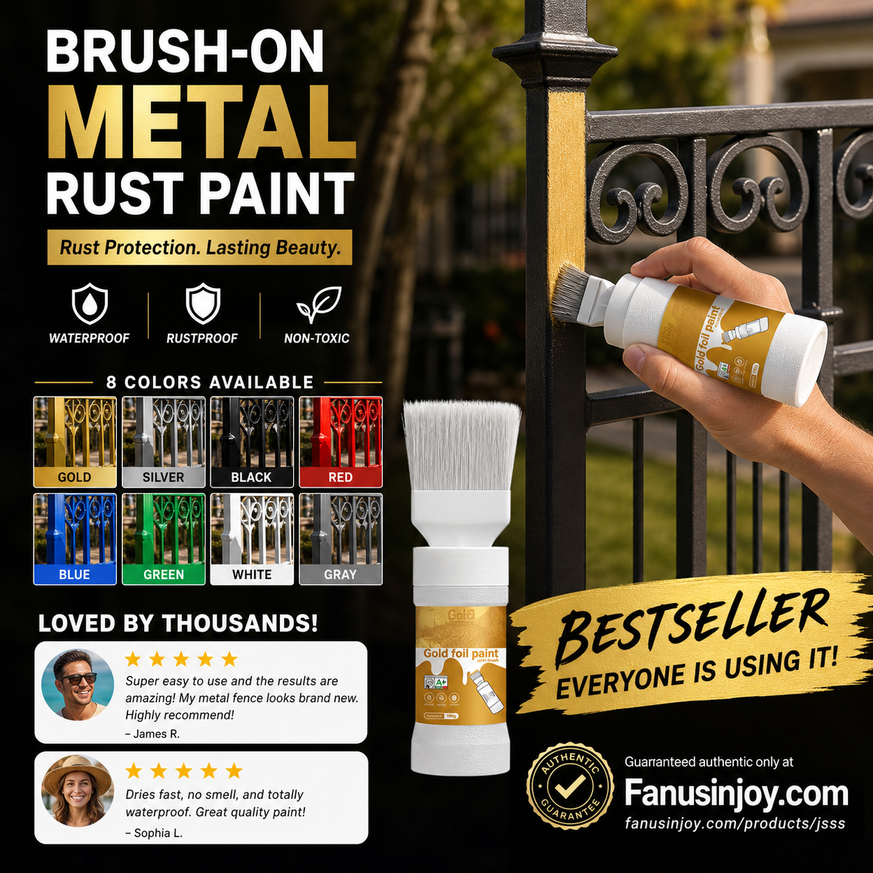 🥳2026 HOT SALE🥳💞50K+ SOLD!🖌️✨ 50% OFF! Water‑Based Metallic Silver Paint with Built‑in Brush – No extra brush needed. Covers scratches & stains in one simple spray. DIY home refresh! 🏠🎨 (offer)
