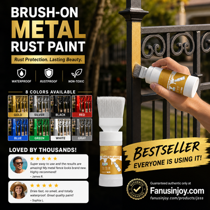 🥳2026 HOT SALE🥳💞50K+ SOLD!🖌️✨ 50% OFF! Water‑Based Metallic Silver Paint with Built‑in Brush – No extra brush needed. Covers scratches & stains in one simple spray. DIY home refresh! 🏠🎨 (offer)