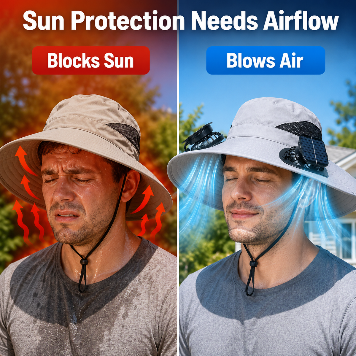 2026 HOT SALE | Solar Breeze Cooling Hat – Stay Shaded & Breezy Outdoors
