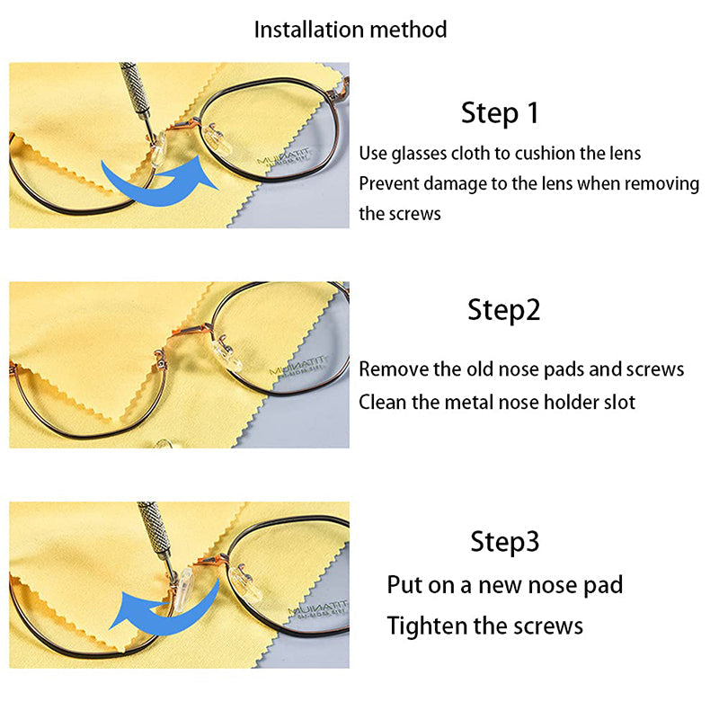 Eyeglass Nose Pad Repair Kit (offer)