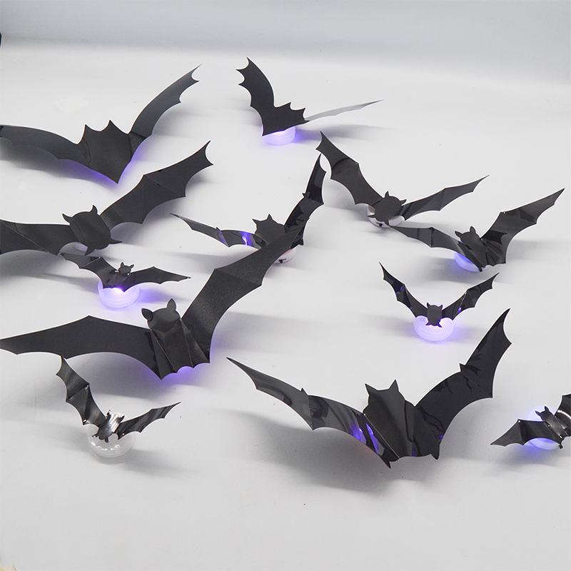🦇Halloween 3D Bat LED Wall Light Decor (offer)