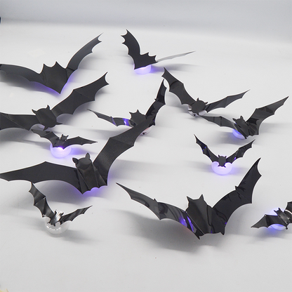 🦇Halloween 3D Bat LED Wall Light Decor (offer)