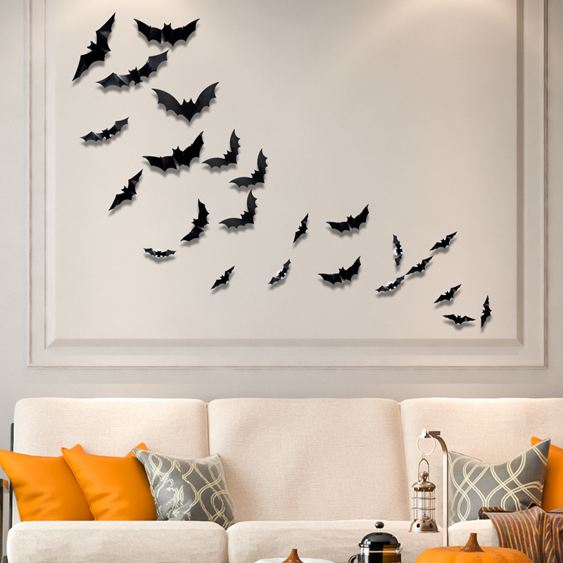 🦇Halloween 3D Bat LED Wall Light Decor (offer)