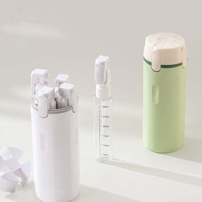 🎉 4-in-1 Travel Dispenser Bottles – Leak-Proof, Refillable & TSA Approved