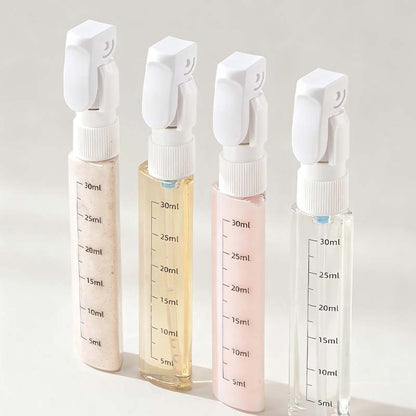 🎉 4-in-1 Travel Dispenser Bottles – Leak-Proof, Refillable & TSA Approved
