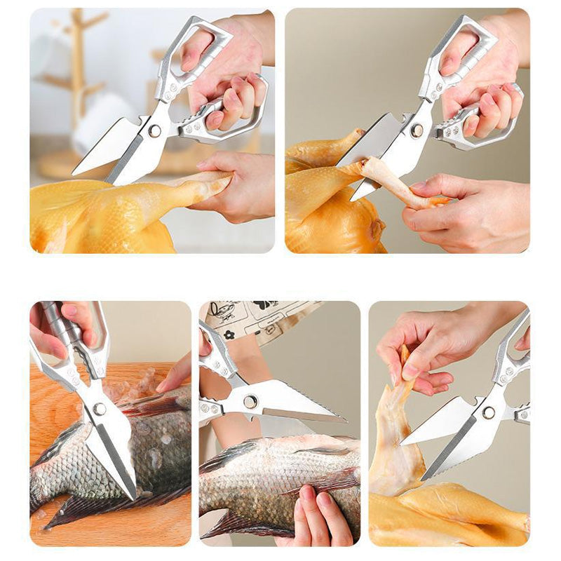 ✂️2026 HOT SALE🔥 Heavy-Duty Kitchen Scissors - Multi-Function & Dishwasher Safe, Perfect for Poultry, Herbs and Daily Use 🍗✨