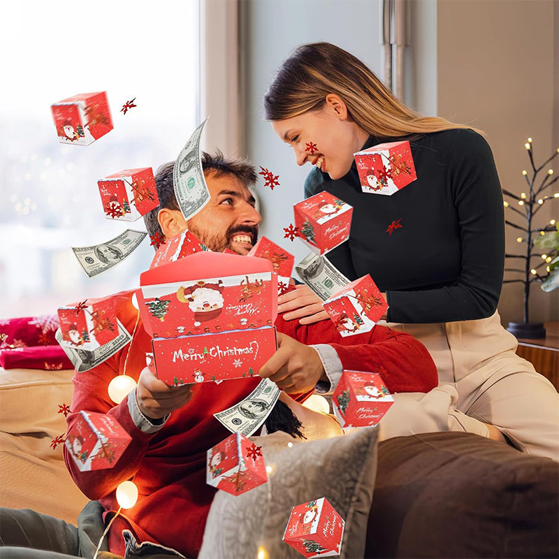 ⏰Christmas Sale: ￡6.99!!🎁Explosive Pop-Up Surprise Money Gift Box