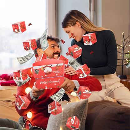 ⏰Christmas Sale: ￡6.99!!🎁Explosive Pop-Up Surprise Money Gift Box