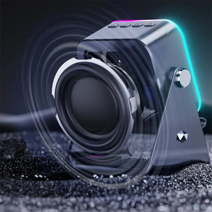 🔥Limited 50% discount!🔥 5-in-1 wireless Bluetooth speaker with induction function and adjustable cell phone holder