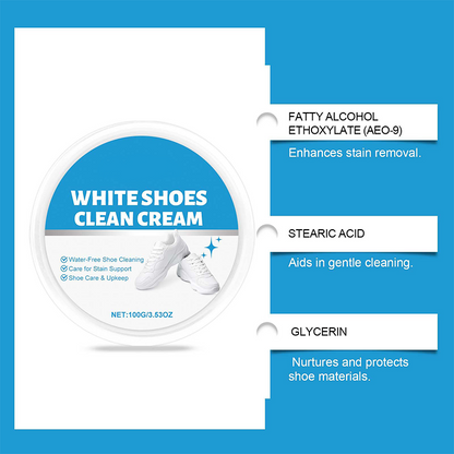 Fonome™ White Shoes Clean Cream– Instant Stain Removal