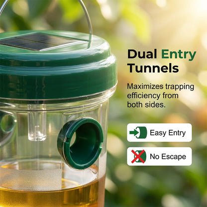 🔥2026 HOT SALE⭐New Arrival☀️Solar-Powered Fruit Fly Trap 🌿